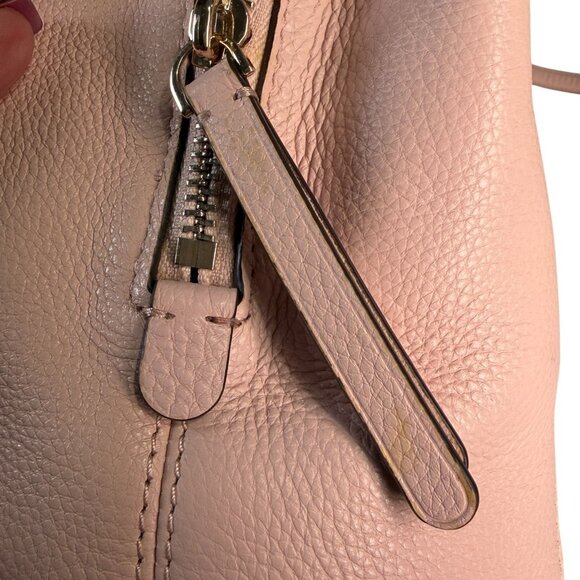 Kate Spade Jackson Leather Pink Triple Compartment Shoulder Bag - Picture 6 of 16